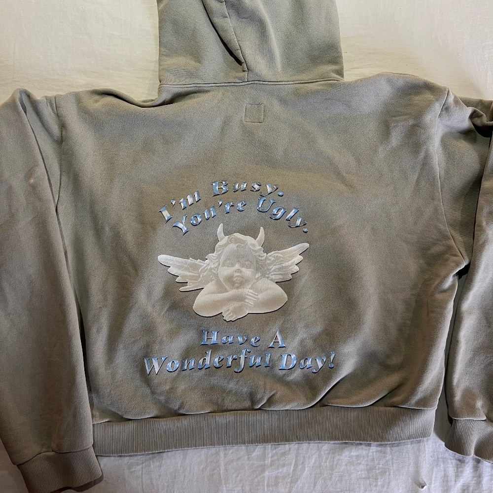 Boys Lie Cropped Hooded Sweatshirt